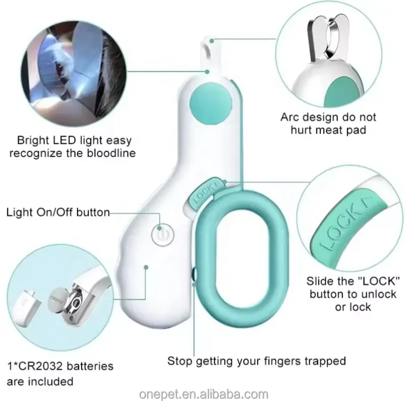 LED Nail Clipper for Pets β Safe & Easy Trimming