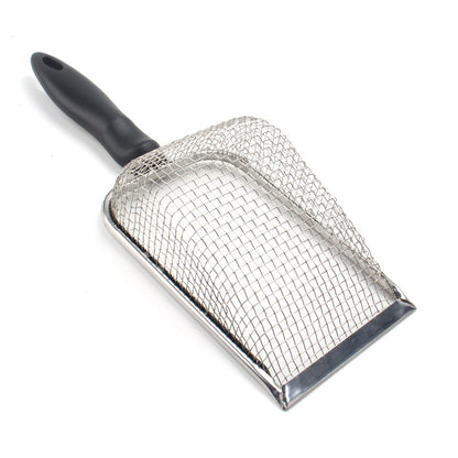 Stainless Steel Cat Litter Scoop – Long Handle Waste Shovel