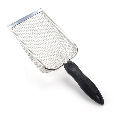 Stainless Steel Cat Litter Scoop – Long Handle Waste Shovel