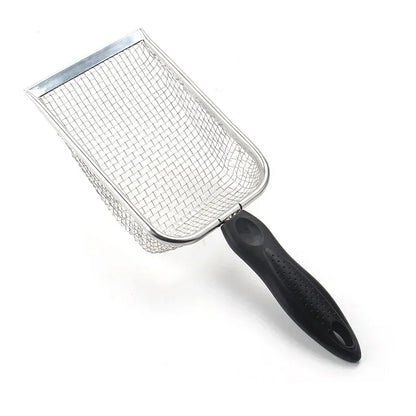 Stainless Steel Cat Litter Scoop – Long Handle Waste Shovel